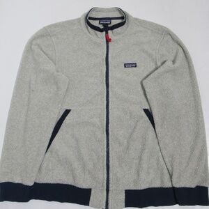 Patagonia Men's Shearling Jacket Oatmeal Heather OAT 26125FA21 Size L